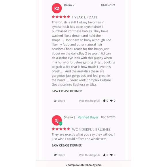 NWT COMPLEX CULTURE EASY CREASE DEFINER BLUSH MAKEUP - Picture 11 of 11